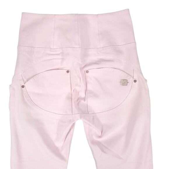 Freddy WR.UP Snug Jeans High Waisted 7/8 Length Baby Pink Butt Shaping Jeans - Picture 8 of 15